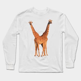 Maasai-Giraffe - Giraffe - Wildlife in Africa Long Sleeve T-Shirt